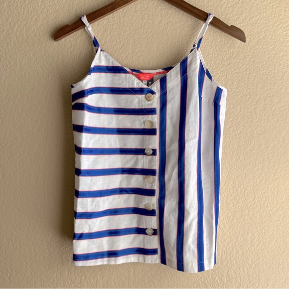 Joules | Carper Stripe Button Through Cami (8) - Picture 6 of 10